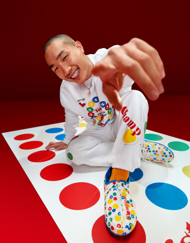Just in time for some playful competition during the holiday season, Champion Athleticwear, makers of authentic athletic apparel since 1919, is announcing the launch of a limited-edition collection with Hasbro Gaming, with characters and graphics from some of world’s most beloved games: Monopoly, Twister, Scrabble and Candy Land. (© Hasbro 2021)