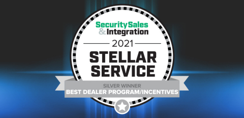 Dahua Technology has been awarded a 2021 Supplier Stellar Service Award from Security Sales & Integration (SSI) magazine. (Graphic: Business Wire)