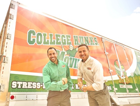 Co-founders Omar Soliman and Nick Friedman, College HUNKS Hauling Junk & Moving (Photo: Business Wire)