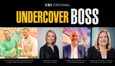 The new season of “Undercover Boss” premieres Jan. 7 on CBS. (Graphic: Business Wire)