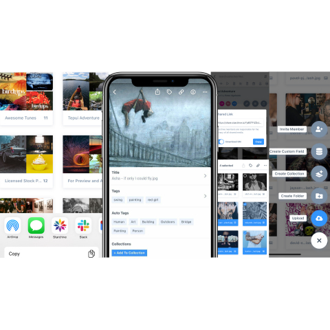 original Starchive’s cloud solution means you can access the entire vault of your assets on-demand from anywhere, ready to be published to social or sold as an NFT. (Graphic: Business Wire)