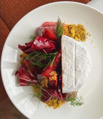 Future of Cheese's plant-based brie is now on the menu at Gia Restaurant (Photo: @giatoronto)