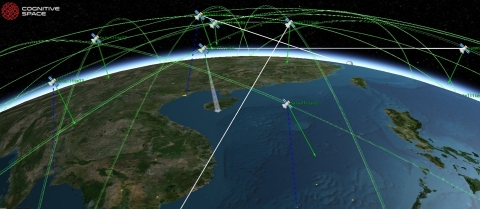 thumbnail Cognitive Space - orchestrating satellite imagery collection and space-based relay communications during a recent US Government exercise. (Photo: Business Wire)