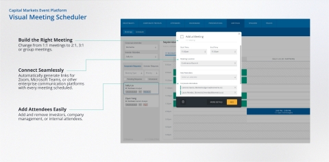 Visual Meeting Scheduler - Additional Features (Graphic: Business Wire)
