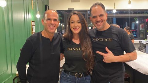 original Marcus Lemonis and the Sanguich team (Photo: Business Wire)