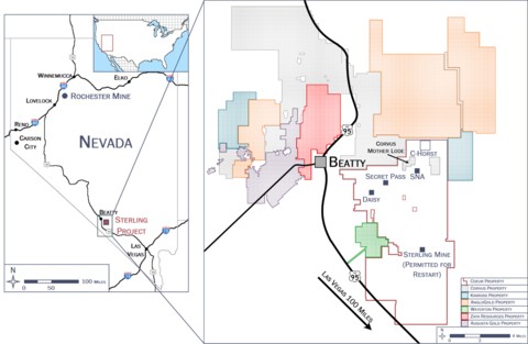 Sterling-Crown Land Position - Plan View (Graphic: Business Wire)