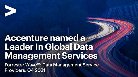 Accenture named a Leader in Global Data Management Services (Graphic: Business Wire)