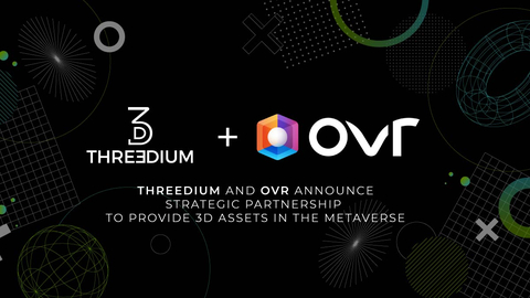 Threedium and OVR Announce Strategic Partnership to Create 3D Assets in the Metaverse. (Graphic: Business Wire)