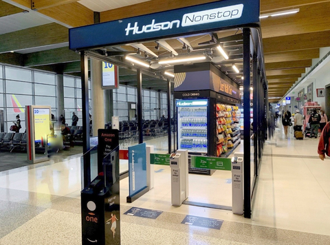 Amazon One Now Available at Hudson Nonstop in Dallas Love Field Airport (DAL) (Photo: Business Wire)