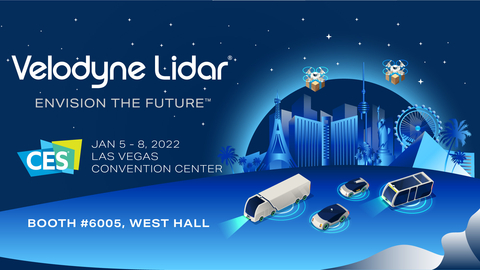 thumbnail At CES 2022, Velodyne Lidar will demonstrate its revolutionary lidar sensors and software which power autonomous solutions that bring safety, sustainability, efficiency and privacy benefits. (Photo: Velodyne Lidar)