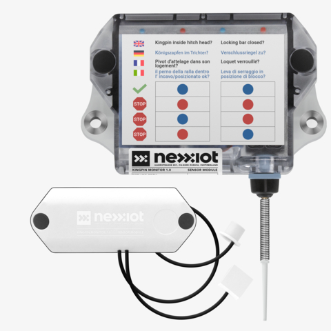 Nexxiot's Kingpin Monitor is proprietary digital hardware device that is a game changer for the industry that promises to speed supply chain operations through automation. (Photo: Business Wire)