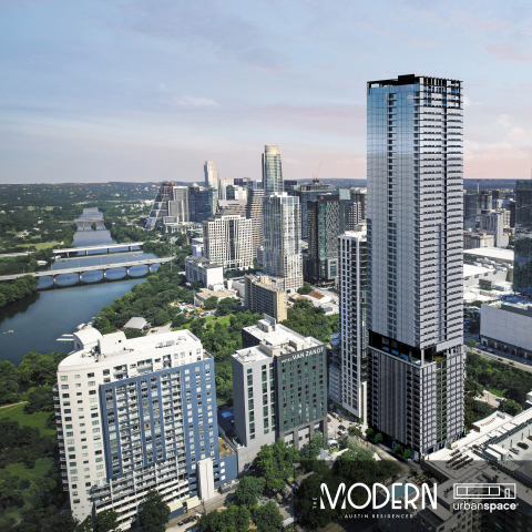 The Modern Austin Residences, a 56 story tower has closed its financing with Peregren Capital Group (Graphic: Binyan)