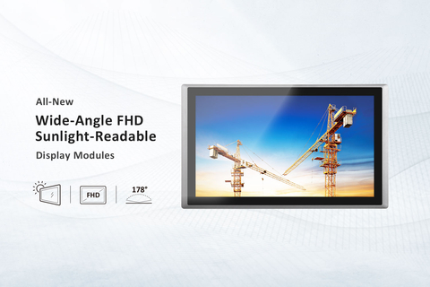 original Cincoze announces the launch of three new 16:9 widescreen sunlight-readable display modules in 15”, 21”, and 24” to extend the CRYSTAL product line of industrial PCs and monitors. (Graphic: Business Wire)