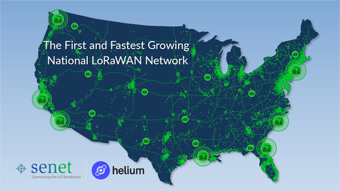 The First and Fastest Growing National LoRaWAN Network (Graphic: Business Wire)