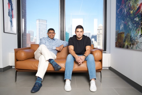 Blue Cloud Ventures founders Mir Arif and Rami Rahal. (Photo: Business Wire)