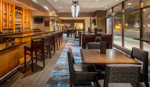 Enjoy Café 57, the lobby’s full-service restaurant and bar! (Photo: Business Wire)