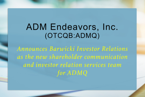 ADMQ - Barwicki Investor Relations (Graphic: Business Wire)