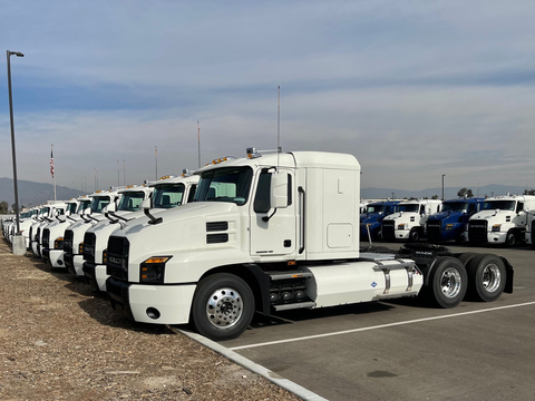 Pacific Green Trucking continues to expand its clean fleet in the Port of Los Angeles, signing a fueling agreement with Clean Energy for an estimated 1 million gallons of RNG to power 61 new natural gas trucks. (Photo: Business Wire)