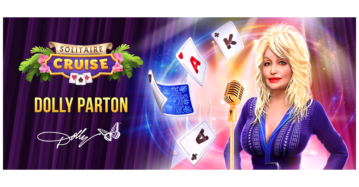 Digital Dolly Parton Joins Belka Games Aboard Solitaire Cruise