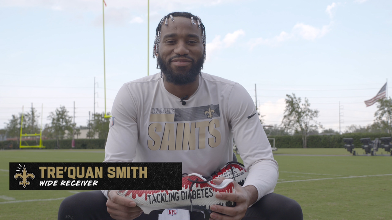 New Orleans Saints Wide Receiver Tre’Quan Smith on his participation in the NFL’s My Cause My Cleats initiative. Video courtesy New Orleans Saints.