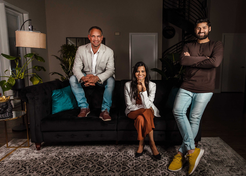 GIANT Protocol Team: Left to Right: Merijn Terheggen COO and Co Founder (left), Suruchi Gupta CEO and Founder (center), Jinesh Doshi, Founding Engineer (right) (Photo: Business Wire)