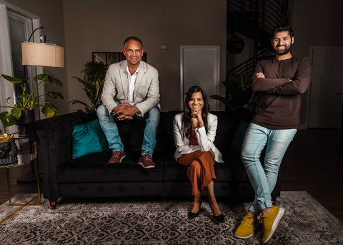 thumbnail GIANT Protocol Team: Left to Right: Merijn Terheggen COO and Co Founder (left), Suruchi Gupta CEO and Founder (center), Jinesh Doshi, Founding Engineer (right) (Photo: Business Wire)