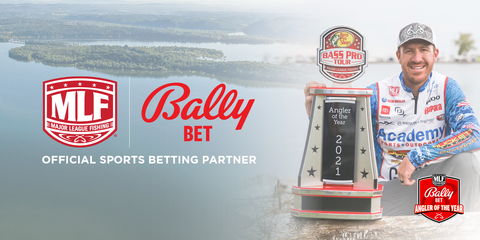 Major League Fishing (MLF), the world’s largest tournament fishing organization, and Bally's Corporation, a leading U.S. omni-channel provider of land-based gaming and interactive entertainment, announced today a groundbreaking deal designating Bally's as MLF’s exclusive Sports Betting, Daily Fantasy Sports (DFS), and Free-to-Play (F2P) Partner for MLF’s tournament circuits – all firsts for the professional fishing industry. (Photo: Business Wire)