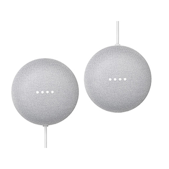 Google Nest Mini Smart Speaker, 2 pk. – Chalk (Photo: Business Wire)