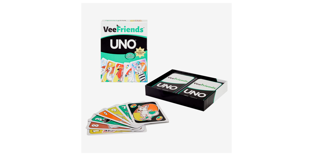 4 Packs - SEALED Veefriends retailer UNO Card Game by Gary Vee Mattel