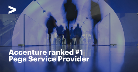 original Accenture ranked #1 Pega Service Provider (Graphic: Business Wire)