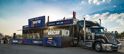 Allied Esports Truck Featuring eNASCAR Arcade Activation with Goodyear (Photo: Business Wire)