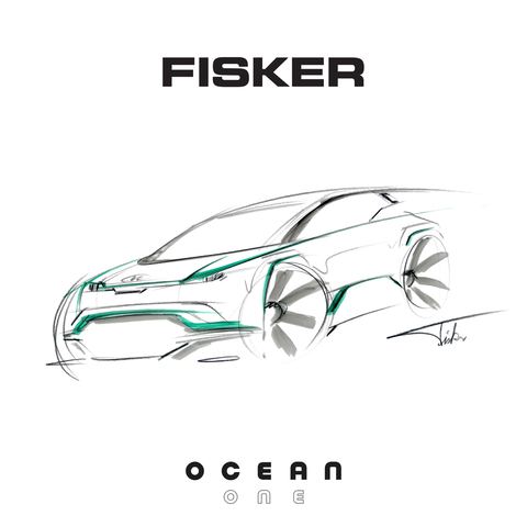Fisker will launch exclusive digital art NFTs of original pen-on-paper sketches from the hand of Founder and Chief Designer, Henrik Fisker. As part of the first-ever Fisker by Hand: OCEAN Concept Collection NFT sale, Fisker is donating 50% of primary sales to nonprofit organizations supporting corporate ESG principles. For the inaugural release, a total of 100 Fisker by Hand: OCEAN Concept Collection NFTs are available for purchase. (Graphic: Business Wire)