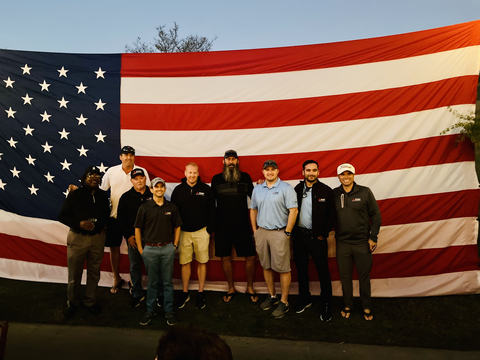 Veterans in attendance at the Mitsubishi Electric US 2021 Golf Tournament to benefit Folds of Honor and Warrior Dog Foundation. (Photo: Business Wire)