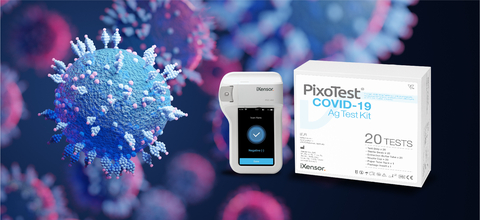 Le test antigénique PixoTest contre la COVID-19 d’iXensor détecte efficacement le variant Omicron et les principaux autres (photo : Business Wire)
