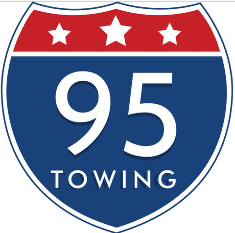 Law Advertising and 95 Towing Logo