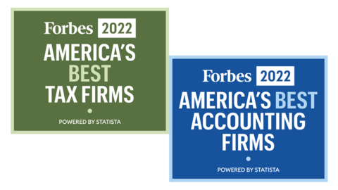 “We are proud to be recognized by Forbes for the second straight year and are honored to earn spots on both esteemed lists this year,” said Jeff Drummonds, LBMC’s CEO. “We are grateful for the recommendations from our clients and partners illustrating our culture that supports a superb client experience. Business leaders want and need trusted advisors who can provide unique solutions, and we’re grateful for their confidence in our ability to help them grow.” (Graphic: Business Wire)