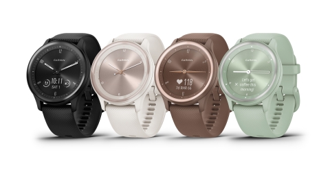 Stylish vívomove Sport hybrid smartwatch by Garmin is a timeless