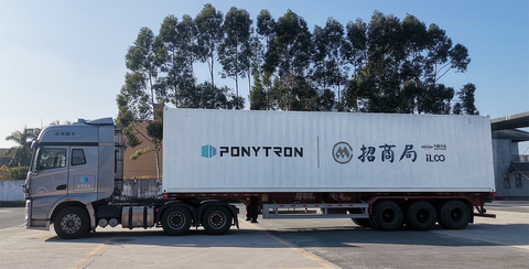 PonyTron and Sinotrans self-driving truck (Photo: Business Wire)
