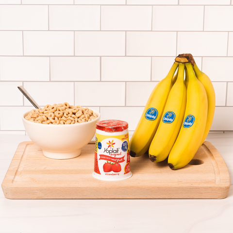 On average, a bowl of any General Mills Big G cereal with a Chiquita banana and an Original Style Yoplait single-serve yogurt costs just over $1, making it one of the most affordable and nutritious breakfasts for many families. (Photo: Business Wire)