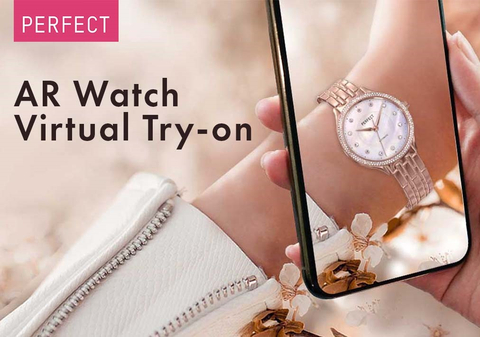 Perfect Corp. Continues Expansion of AI & AR Fashion Tech Innovations with AR Watch Virtual Try-On (Photo: Business Wire)