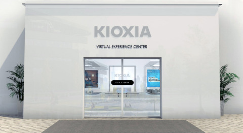 The KIOXIA Virtual Experience Center showcases the full breadth of the company's product lineup and highlights a range of product videos and demos. (Photo: Business Wire)