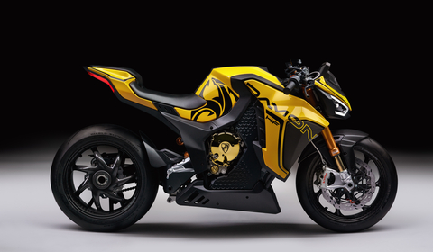 Damon Unveils Electrifying HyperFighter High-performance electric streetfighter motorcycles at CES (Photo: Business Wire)