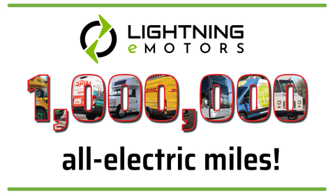 Lightning eMotors' customers have racked up over 1,000,000 all-electric miles and counting (Image: Lightning eMotors)