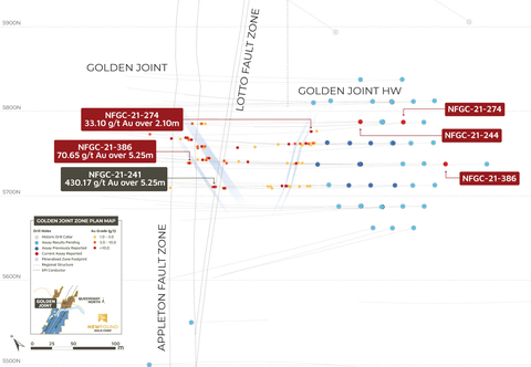 Figure 3. Golden Joint plan view map (Graphic: Business Wire)