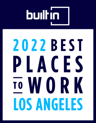 ZipRecruiter is recognized as a Built In 2022 Best Place to Work. (Graphic: Business Wire)
