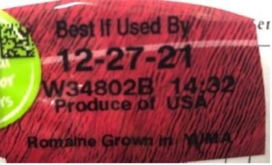 Example of a product code from the Springfield, OH production facility (Photo: Business Wire)