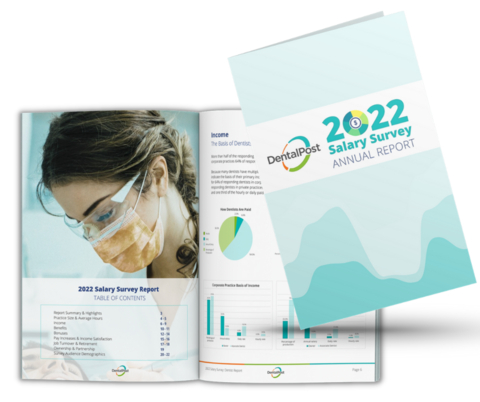 The 2022 DentalPost Salary Survey Report shares salary and compensation insights from more than 13,000 dental professionals nationwide on everything from salary and benefits to work environments and job turnover rates. The largest and most comprehensive dental professional salary survey of its kind, the annual report features position-specific data for dentists, dental clinicians and front office team members, including dental practice managers and dental billing specialists. View the report at www.dentalpost.net/salary-survey/.  (Photo: Business Wire)