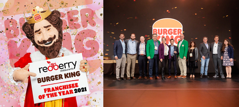 Redberry Restaurants wins Burger King’s coveted 2021 Franchisee of the Year Award, the first time a Canadian company has won the award. Redberry is poised for significant and accelerated growth. (Photo: Business Wire)