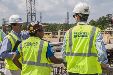 At modern construction sites – where data, streaming, IoT, and mobility play vital roles –Brasfield & Gorrie is delivering next-generation services that improve building integrity, increase efficiency and improve worker safety, while reducing costs, by deploying Aruba’s wired, wireless, SD-WAN and AI-powered management solutions. (Source: Brasfield & Gorrie)