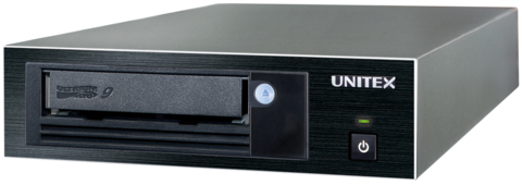 original UNITEX USB LTO-9 tape drive (Photo: Business Wire)